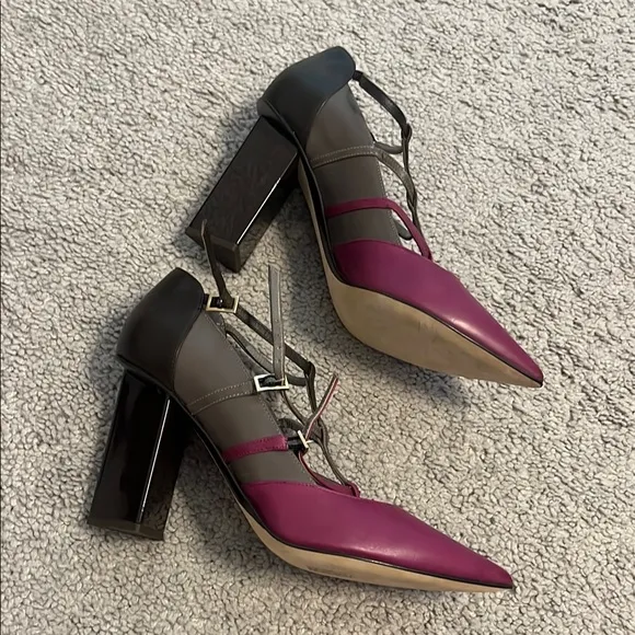 Jimmy Choo Women's Pink and Black Heels