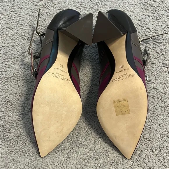 Jimmy Choo Women's Pink and Black Heels
