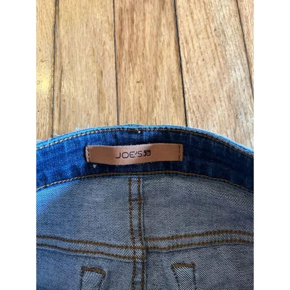Joe's Jeans Skinny Ankle Distressed Dark Wash Denim Jeans Size 26