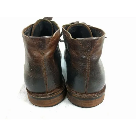 JOHN VARVATOS USA CHUKKA BROWN LEATHER LACE UP 11