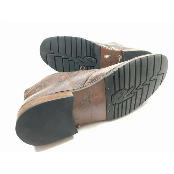 JOHN VARVATOS USA CHUKKA BROWN LEATHER LACE UP 11