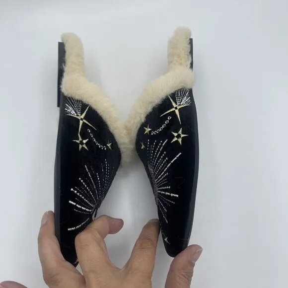 Johnny Was Celestial Slippers Sz 6 New W/O Tag