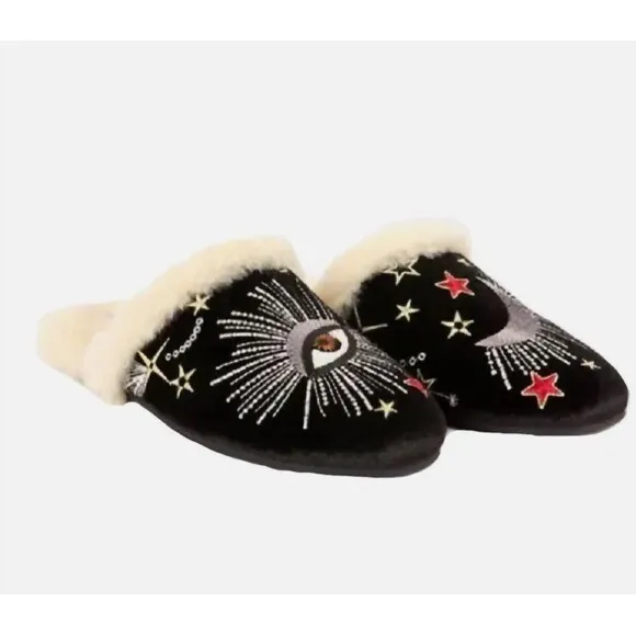 Johnny Was Celestial Slippers Sz 6 New W/O Tag