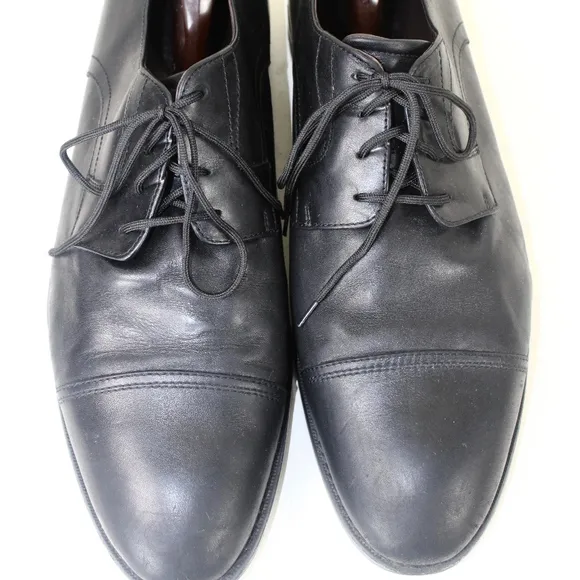 Johnson &amp; Murphy 13M Black Leather Dress Shoes