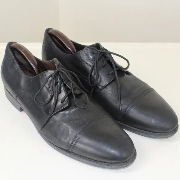 Johnson &amp; Murphy 13M Black Leather Dress Shoes