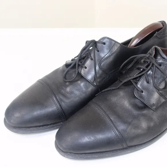 Johnson &amp; Murphy 13M Black Leather Dress Shoes