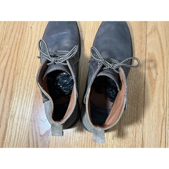 Johnston &amp; Murphy Leather and Suede Size 10.5 Chukka Boot Boho Preppy Dressy Men
