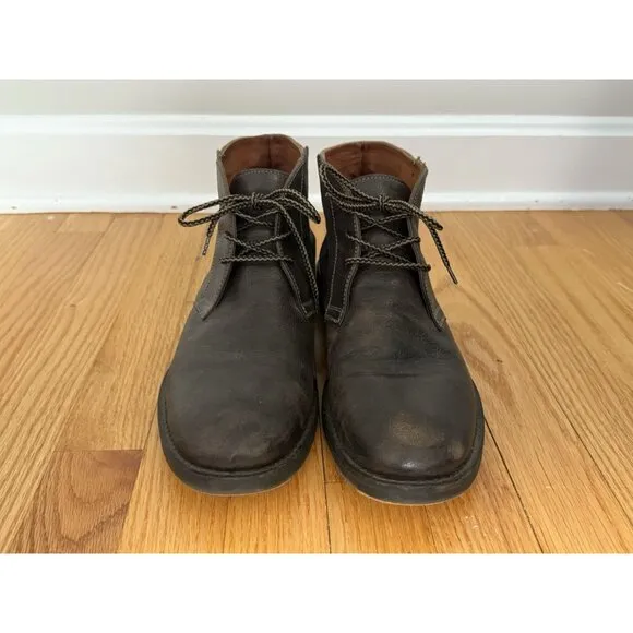 Johnston &amp; Murphy Leather and Suede Size 10.5 Chukka Boot Boho Preppy Dressy Men