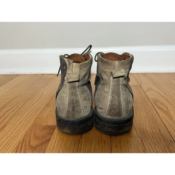 Johnston &amp; Murphy Leather and Suede Size 10.5 Chukka Boot Boho Preppy Dressy Men