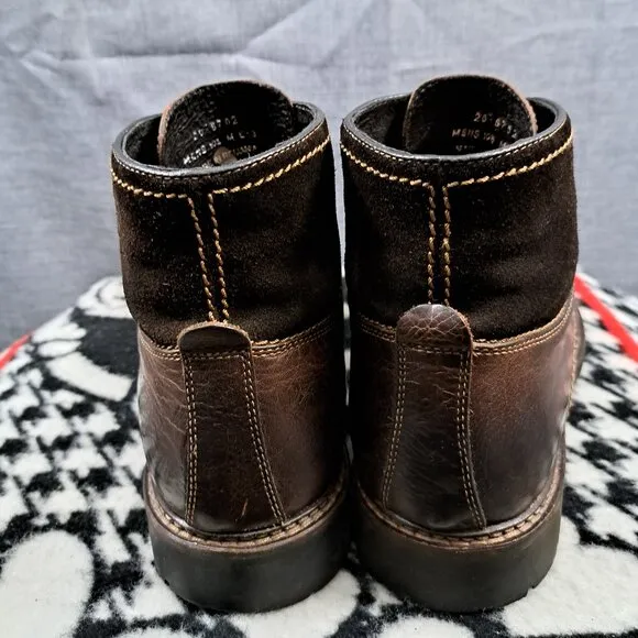 Johnston &amp; Murphy Mens Cody Mahogany Ankle Boots Size 10.5