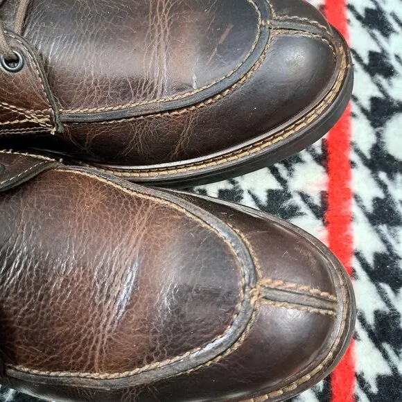 Johnston &amp; Murphy Mens Cody Mahogany Ankle Boots Size 10.5