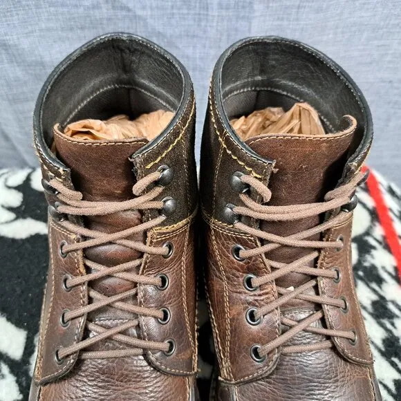 Johnston &amp; Murphy Mens Cody Mahogany Ankle Boots Size 10.5