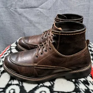 Johnston &amp; Murphy Mens Cody Mahogany Ankle Boots Size 10.5