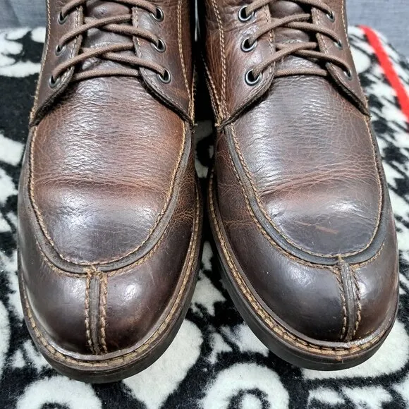 Johnston &amp; Murphy Mens Cody Mahogany Ankle Boots Size 10.5