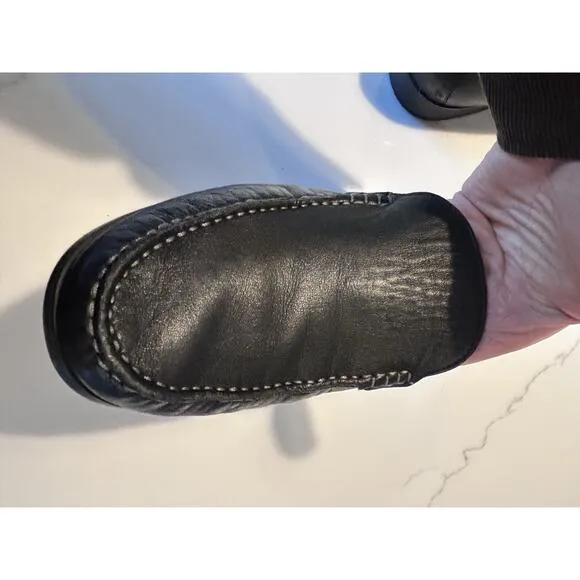 Johnston &amp; Murphy Mens Shoes S 10 Slip On Hawkins Venetian Loafers Sheepskin