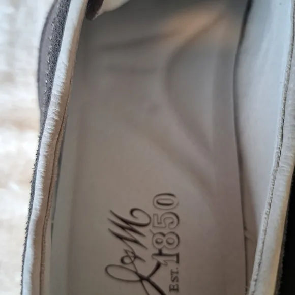 Johnston Murphy Mcguffey Oxfords Sneakers Casual Gray Suede Lace Up Men's Sz 8.5