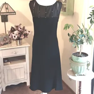 Jones New York Black Evening Dress. Quiet Luxury. Cocktail. Date Night.