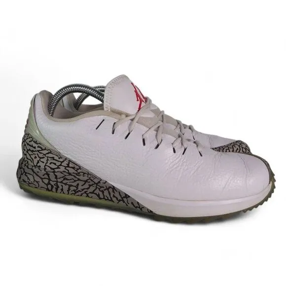 Jordan ADG 'White Cement' Spikeless Golf Shoes AR7995-100 Men's 8.5