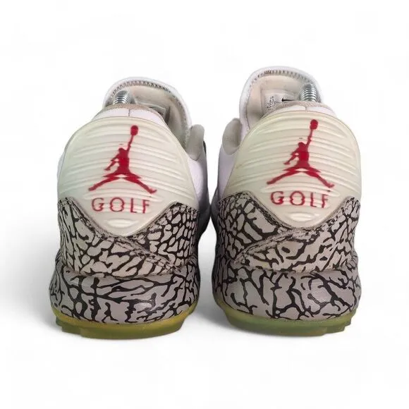 Jordan ADG 'White Cement' Spikeless Golf Shoes AR7995-100 Men's 8.5