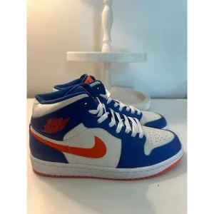 Jordan Air 1 Mid Hyper Wheaties knicks edition Sneakers Shoes FD1029-400 Size 9