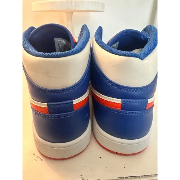 Jordan Air 1 Mid Hyper Wheaties knicks edition Sneakers Shoes FD1029-400 Size 9