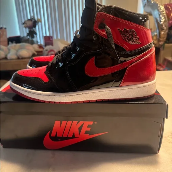 Jordan Athletic Shoes - Red and Black