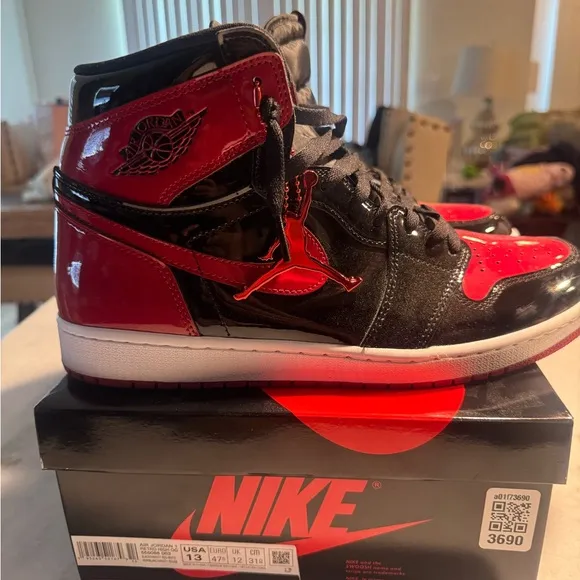 Jordan Athletic Shoes - Red and Black
