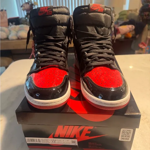 Jordan Athletic Shoes - Red and Black