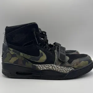 Jordan Black Camouflage Legacy High-Top Sneakers
