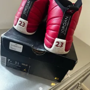 Jordan Red and Black Quilted Sneakers