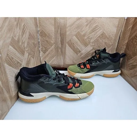 Jordan Women's Zion 1 Let's Dance Green Shoe's Size 8.5. GS 7y