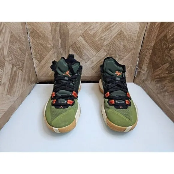 Jordan Women's Zion 1 Let's Dance Green Shoe's Size 8.5. GS 7y