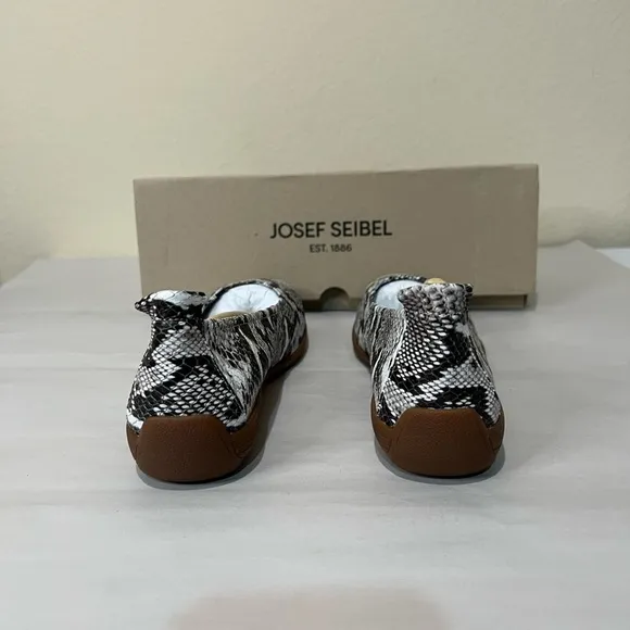 Josef Seibel ballet flats with snakeskin print genuine leather flat EU37 US6/6.5