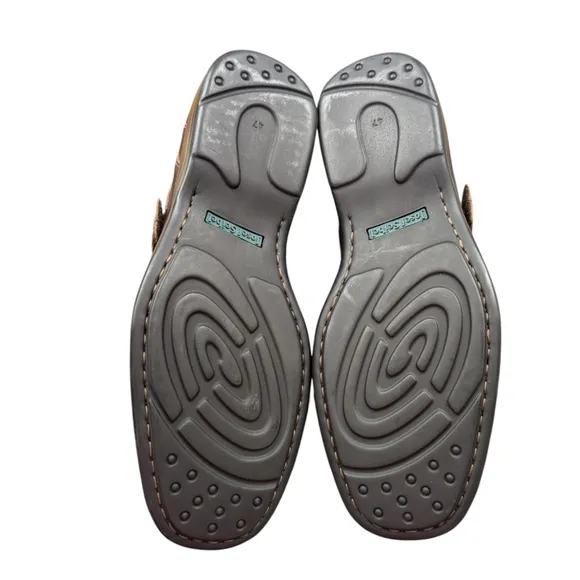 JOSEF SEIBEL | NWOT MEN'S LEATHER SHOES SANDALS | MARONE | EU 47= 13-13.5