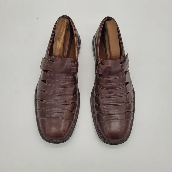 Josef Seibel Steven Fisherman Sandal Men Shoes Size 11.5 EU 45 Brown