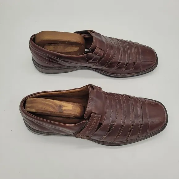 Josef Seibel Steven Fisherman Sandal Men Shoes Size 11.5 EU 45 Brown