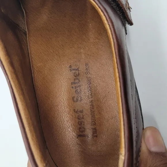 Josef Seibel Steven Fisherman Sandal Men Shoes Size 11.5 EU 45 Brown