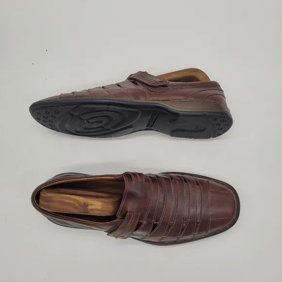 Josef Seibel Steven Fisherman Sandal Men Shoes Size 11.5 EU 45 Brown