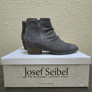 Josef Seibel Women's Daphne 50‎ Asphalt Gray Suede Ankle Boot NEW Size 37 (6.5)