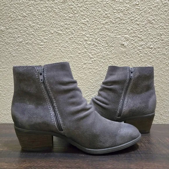 Josef Seibel Women's Daphne 50‎ Asphalt Gray Suede Ankle Boot NEW Size 37 (6.5)