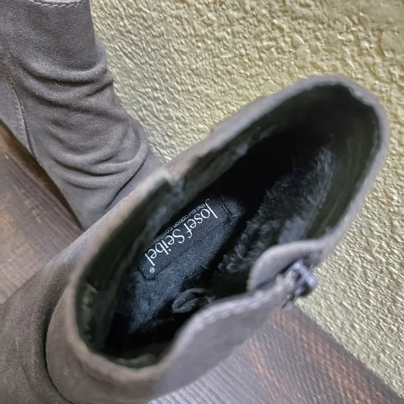 Josef Seibel Women's Daphne 50‎ Asphalt Gray Suede Ankle Boot NEW Size 37 (6.5)