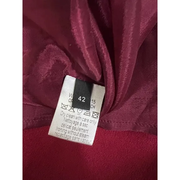 JOSEPH luxury red bodycon short dress size 42‎