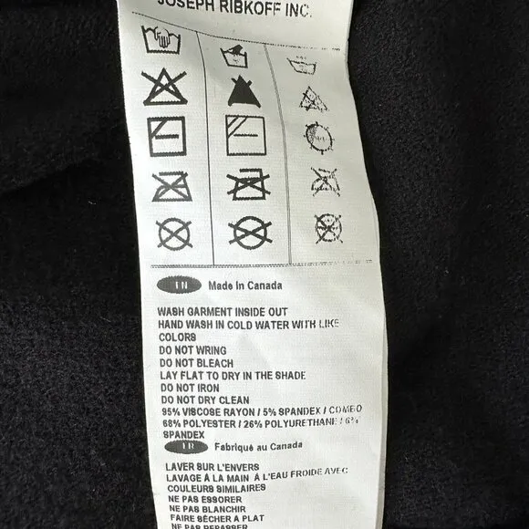 Joseph Ribkoff Black Dress Size 10 Cocktail Party Minimalist