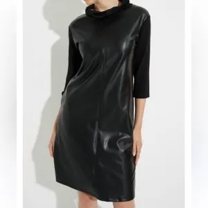 Joseph Ribkoff Black Dress Size 10 Cocktail Party Minimalist
