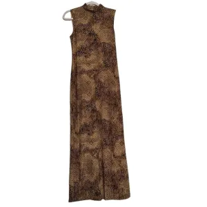 Joseph Ribkoff maxi full length dress animal print pattern mob wife luxury sz 10