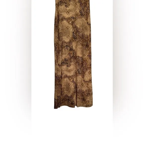 Joseph Ribkoff maxi full length dress animal print pattern mob wife luxury sz 10