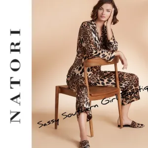 🆕⭐Josie Natori luxury leopard pajamas