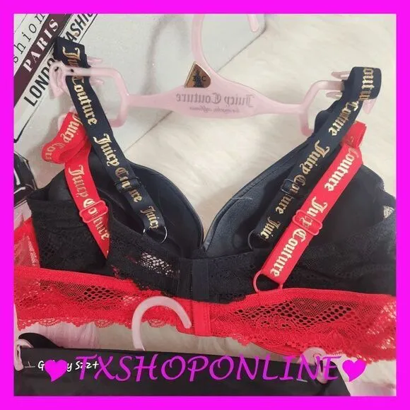❣️❣️{Juicy Couture} 2 pack Push up bra &amp; 3 pack panties 👙👙