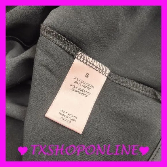 💗💕{Juicy Couture} Black satin rhinestones sleep shirt💕💗
