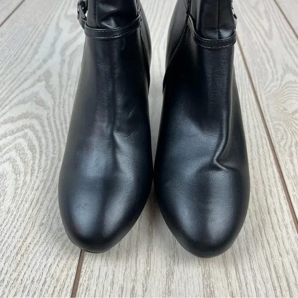 Karen Scott Hanna Chain Dress Boots 8M/WC Black $80